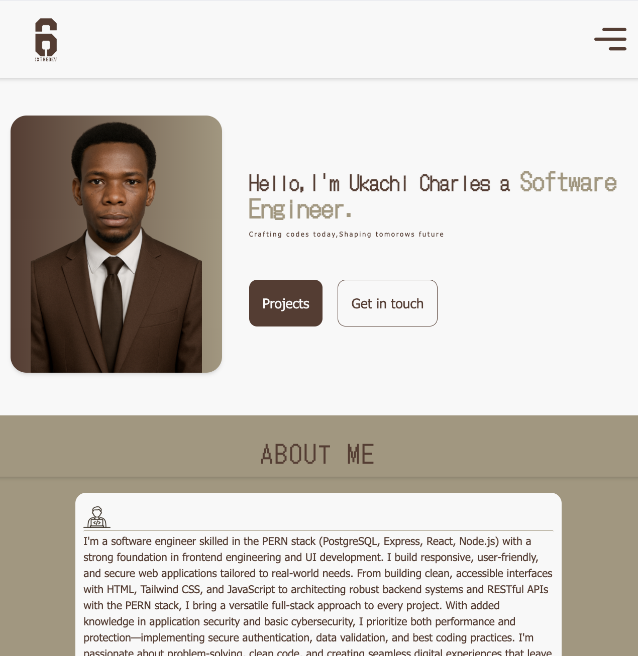 Personal portfolio website